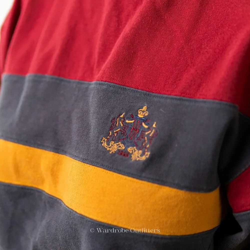 Vintage 90s Rugby Striped Sweatshirt - Picture 8 of 9